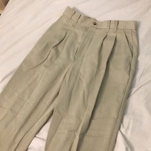 vintage kahki mom pants
